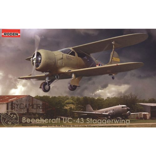 Roden 442 Modellbausatz Beechcraft UC-43 Staggerwing Roden 442 Modellbausatz Beechcraft UC-43 Staggerwing von Roden