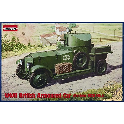 Roden 731 - Modellbausatz British Armoured Car, Pattern1920 Mk I, grau von Roden