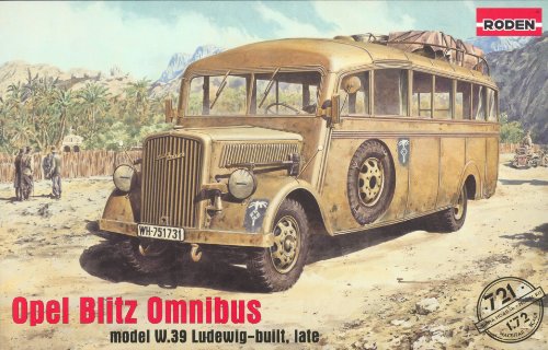 RODEN RD721-1/72 Opel Blitz Bus W.39 Ludewig-Built, Late von RODEN
