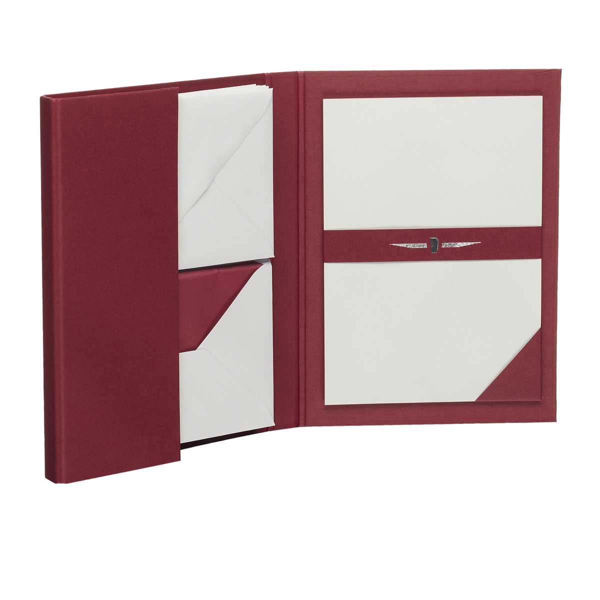 Rössler Papier Briefpapiermappe A5 Edles Schreiben Paper Royal,Rot von Rössler Papier