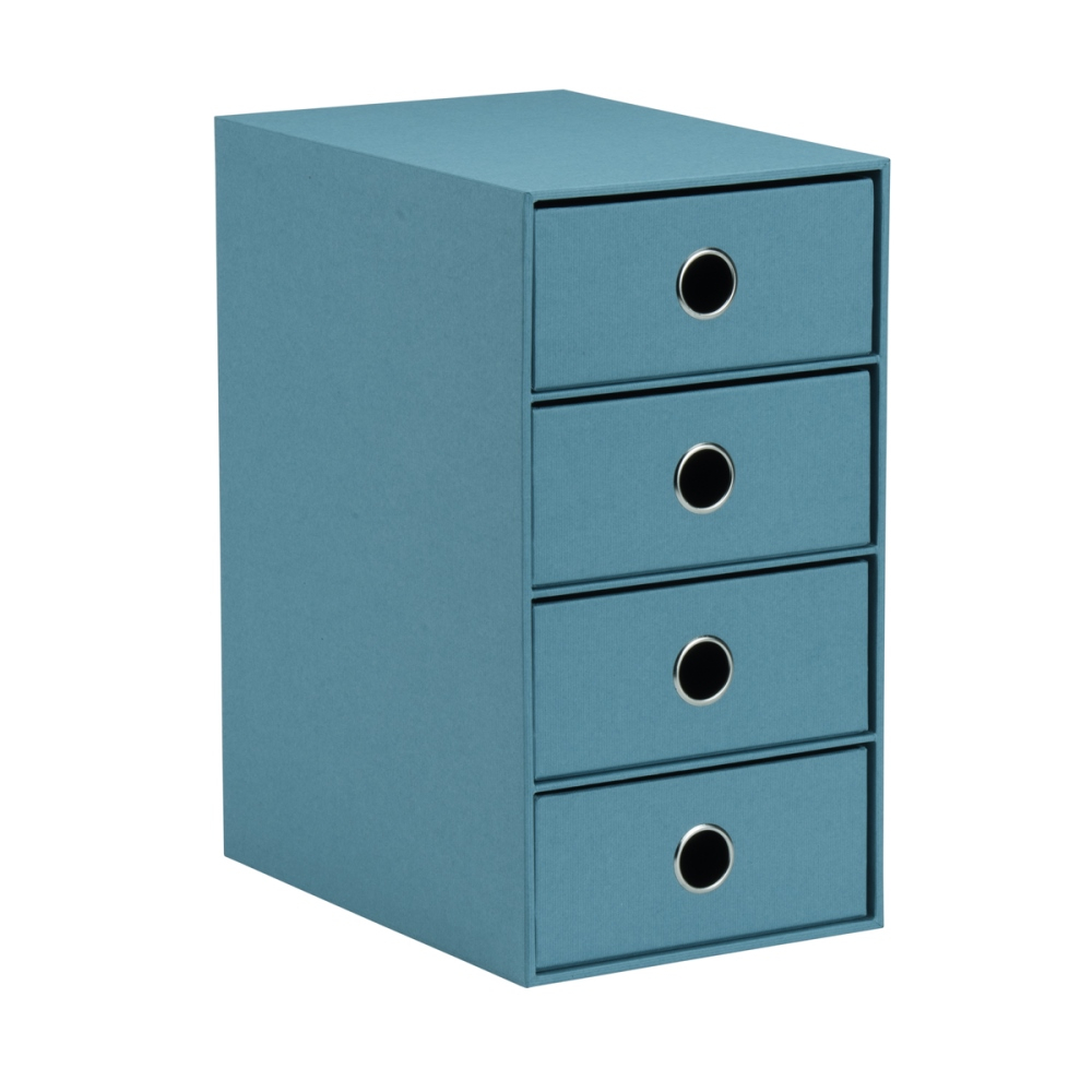 Rössler S.O.H.O. Schubladenbox A5 vierfach denim von Rössler Papier
