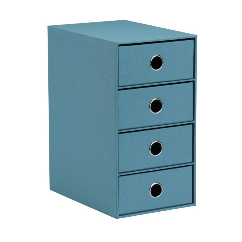 Rössler S.O.H.O. Schubladenbox A5 vierfach denim von Rössler Papier