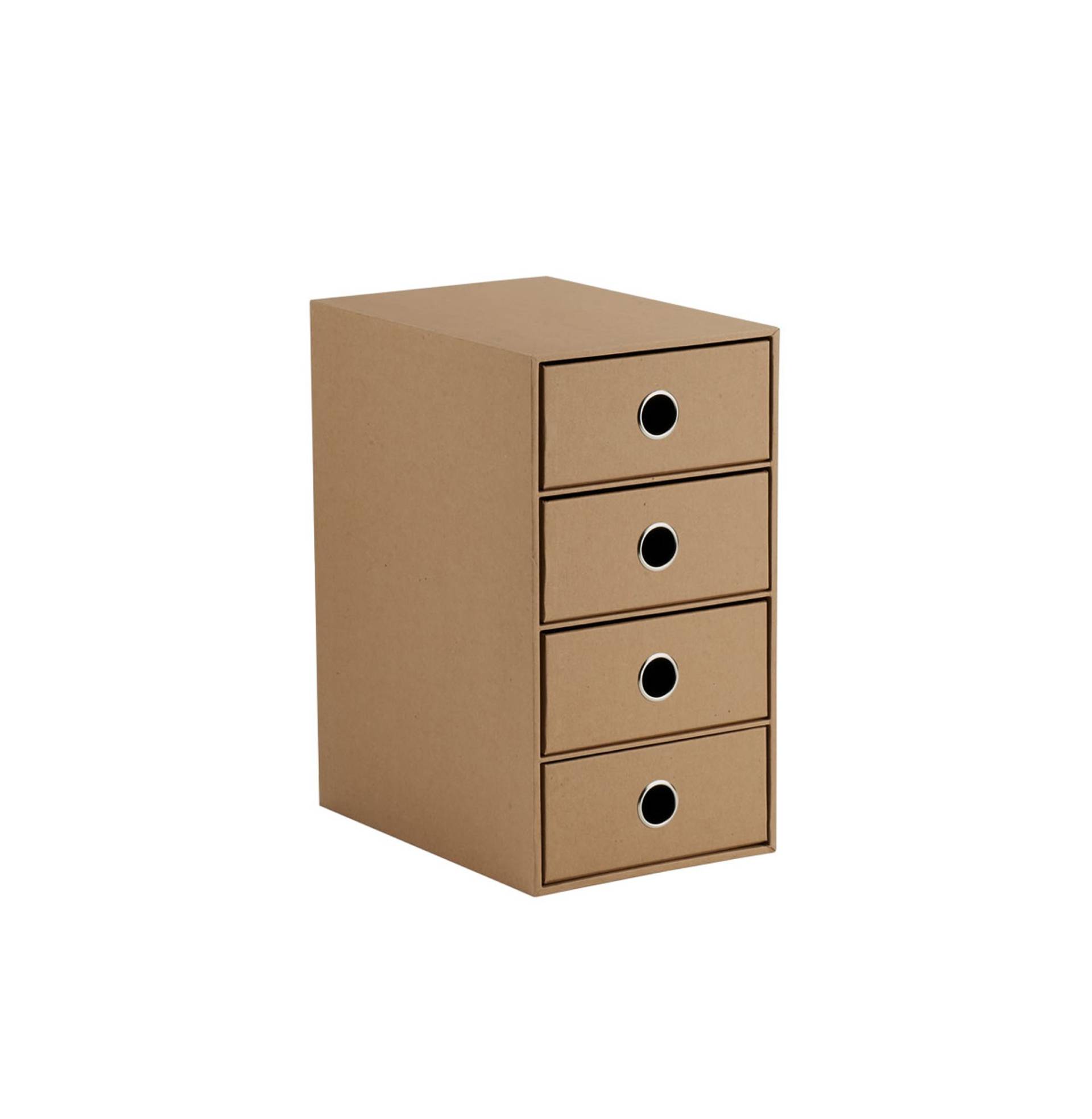 Rössler S.O.H.O. Schubladenbox A5 vierfach kraft von Rössler Papier