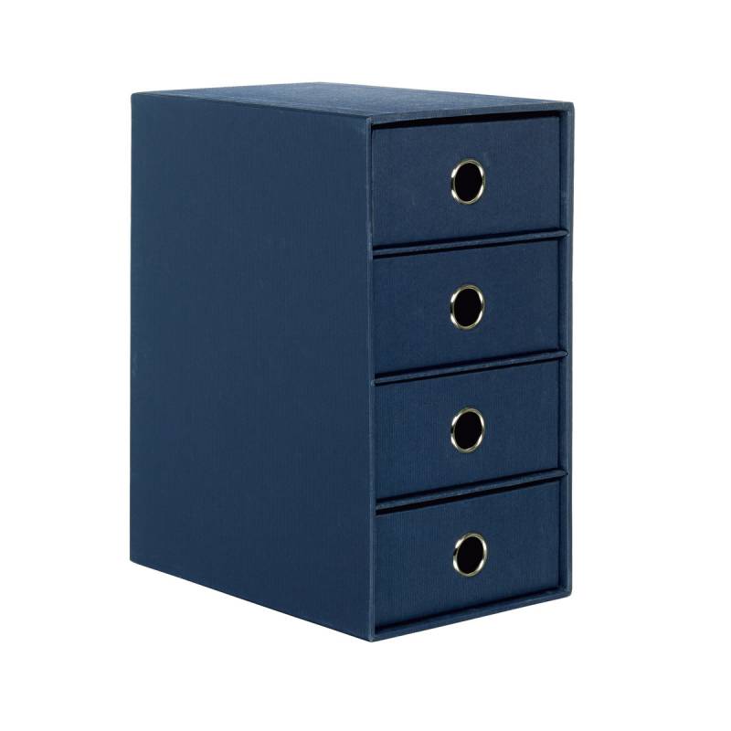 Rössler S.O.H.O. Schubladenbox A5 vierfach navy von Rössler Papier