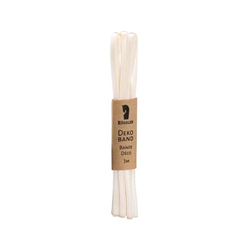 Rössler 1026340993 Satinband Creme von Rössler