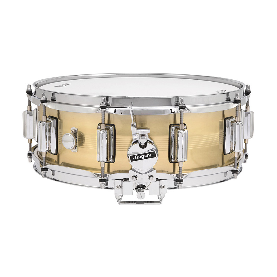 Rogers Dyna-Sonic 14" x 5" Model 36 B7 Brass Snare Snare Drum Rogers Dyna-Sonic 14" x 5" Model 36 B7 Brass Snare Snare Drum von Rogers