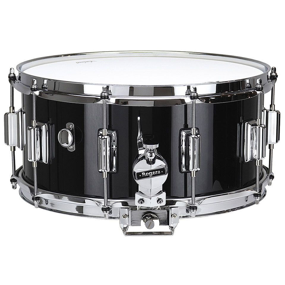 Rogers Dyna-Sonic 14" x 6,5" Model 37 Beavertail Snare Bl Snare Drum Rogers Dyna-Sonic 14" x 6,5" Model 37 Beavertail Snare Bl Snare Drum von Rogers