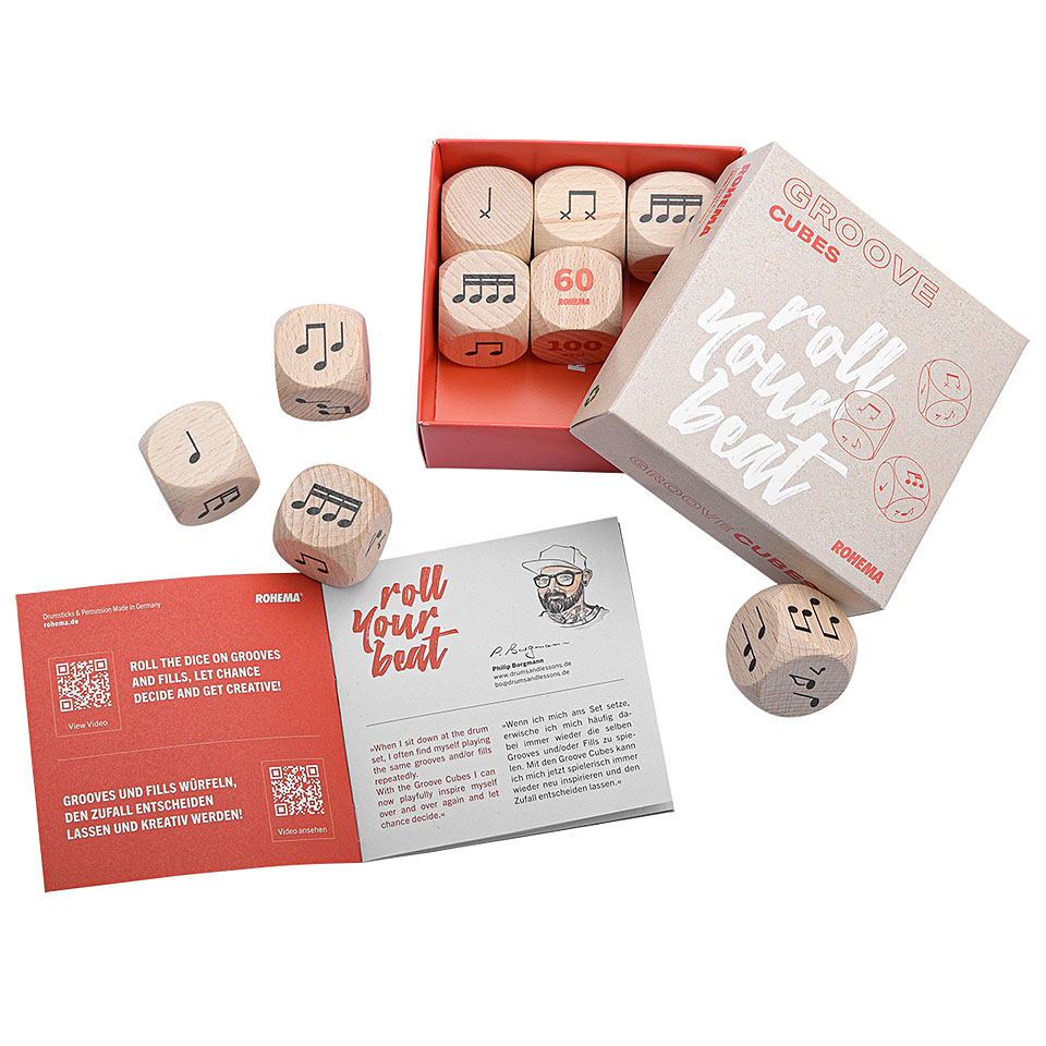 Rohema Groove Cubes Roll your Beat Spiel Rohema Groove Cubes Roll your Beat Spiel von Rohema