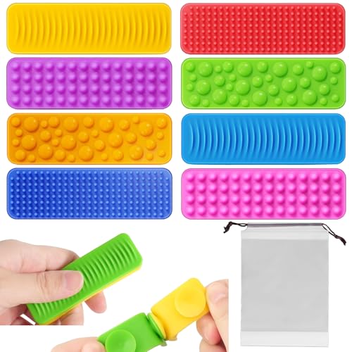 8 PCS Autismus Spielzeug Stressabbau Spielzeug Kommt mit 1 Aufbewahrungstasche Spielzeug für Kinder mit Autismus und Erwachsene mit Besonderen Bedürfnissen Stress und ängste Abbauen von Roinaid