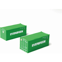 ROKUHAN 7297550 Z 20' Container Evergreen, 2 Stück von Rokuhan