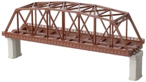 Rokuhan 97060 - Kastenbrücke, 2-gleisig, 220 mm, braun von Rokuhan
