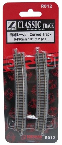 Spur Z R012 gebogene Schiene R490mm 13 (Japan-Import) von Rokuhan
