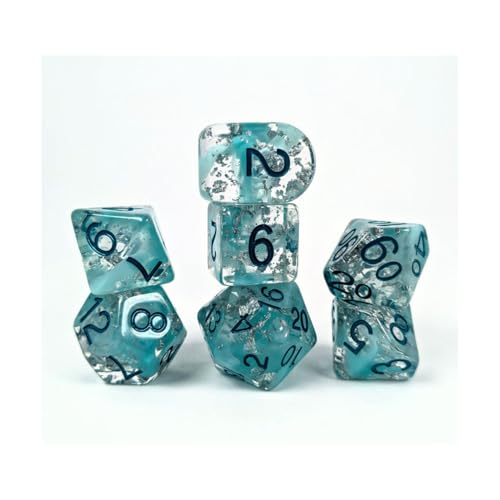 Polyedrische Würfel – Arctic Blast w/Blue (7) von Role 4 Initiative