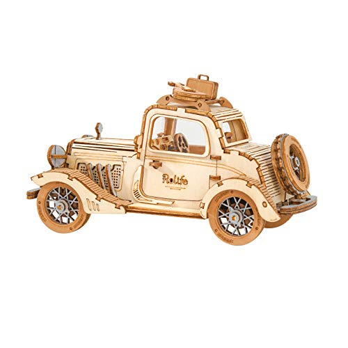 Rolife 3D Holzpuzzle Erwachsene Modellbau Car Modellbausatz Erwachsene Holzbausatz für Erwachsene Basteln 3D Puzzle Kinder Oldtimer 164 Teilen, Vintage Car Rolife 3D Holzpuzzle Erwachsene Modellbau Car Modellbausatz Erwachsene Holzbausatz für Erwachsene Basteln 3D Puzzle Kinder Oldtimer 164 Teilen, Vintage Car von Rolife