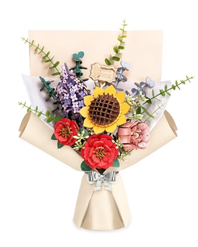 Rolife 3D Puzzle Holz Blume Bouquet Handwerk Holz Puzzles für Erwachsene zu Bauen Blume Kits für Erwachsene Ewige Blumen Home Decoration Geschenk für Sie Weihnachten/Geburtstag/Valentinstag Rolife 3D Puzzle Holz Blume Bouquet Handwerk Holz Puzzles für Erwachsene zu Bauen Blume Kits für Erwachsene Ewige Blumen Home Decoration Geschenk für Sie Weihnachten/Geburtstag/Valentinstag von Rolife