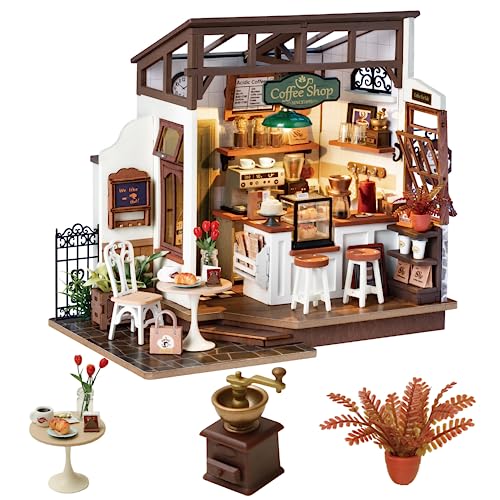 Rolife DIY Miniatur Cafe-Minihaus Holzpuppenhaus Geschenkidee Für Frauen und Mädchen(DG162) von Rolife