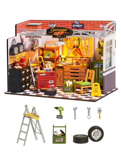 Rolife DIY Miniatur Haus- Garage Workshop- Einzigartige Geschenkidee für Männer(DG165) von Rolife