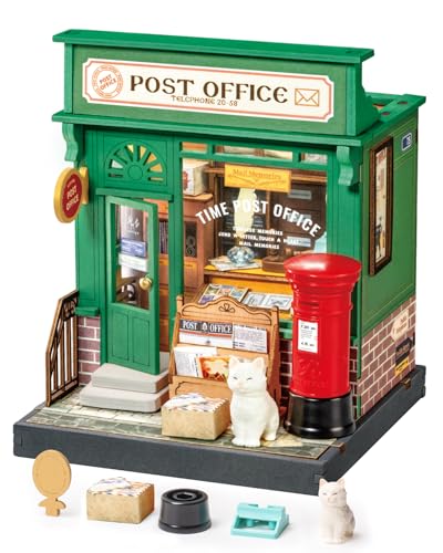 Rolife DIY Miniature House Miniatur Haus Bausatz Selber Bauen Deko für Schreibtisch oder Bücherregal Century Post Office 3D Holzpuzzle Modellbausatz Diorama Modellbau Bastelset für Erwachsene DS037 Rolife DIY Miniature House Miniatur Haus Bausatz Selber Bauen Deko für Schreibtisch oder Bücherregal Century Post Office 3D Holzpuzzle Modellbausatz Diorama Modellbau Bastelset für Erwachsene DS037 von Rolife