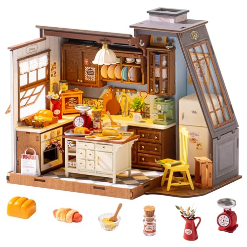 Rolife Puppenhaus Backküche DIY Miniaturhaus Bausatz Modellbausätze Miniatur Puppenhaus Bücherwinkel Heimdekoration Geburtstagsgeschenk Rolife Puppenhaus Backküche DIY Miniaturhaus Bausatz Modellbausätze Miniatur Puppenhaus Bücherwinkel Heimdekoration Geburtstagsgeschenk von Rolife