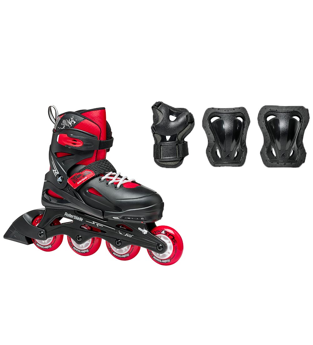 Rollerblade Rollschuhset - Fury Kombi - Schwarz/Rot - Inlineskat - Rollerblade - 29/33 - Rollschuhe Rollerblade Rollschuhset - Fury Kombi - Schwarz/Rot - Inlineskat - Rollerblade - 29/33 - Rollschuhe von Rollerblade