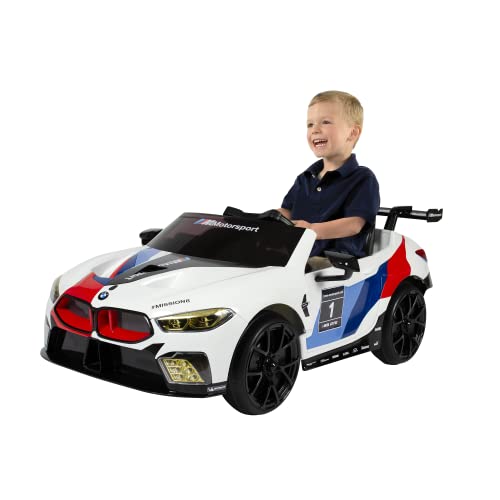 Rollplay Elektroauto BMW M8 GTE 12V mit Fernbedienung – Lizensiert – Softstart – 5 km/h Elektrofahrzeug für Kinder ab 3 Jahren, Hupe, Sicherheitsgurt, öffnende Tür, Lichter vorne, MP3, weiß 32802 Rollplay Elektroauto BMW M8 GTE 12V mit Fernbedienung – Lizensiert – Softstart – 5 km/h Elektrofahrzeug für Kinder ab 3 Jahren, Hupe, Sicherheitsgurt, öffnende Tür, Lichter vorne, MP3, weiß 32802 von Rollplay