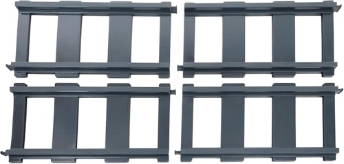 Rollplay Gleise gerade 4-teiliges Set (Erweiterungs-Set für Steam-Train, Zuggleise für Kinder, Erweiterung 6 m, Zubehör) 80983 von Rollplay