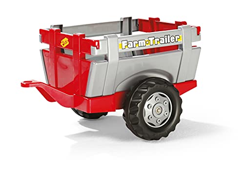 Rolly Toys S2612209 rollyFarm Trailer Anhänger Kinderfahrzeuge (Alter 2,5-10 Jahre, Heckklappe, Einachsanhänger) 122097 von ROLLY