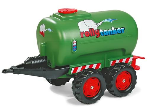 Rolly Toys rollyTanker Fass-Anhänger (für Kinder von 3-10 Jahre, Zweiachsanhänger, max. Befüllung 30 Liter, Auslaufhahn) 122653 von ROLLY