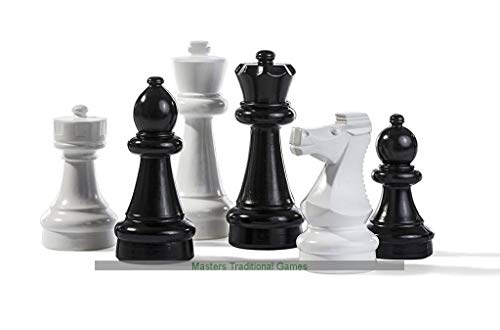 Rolly Toys 218912 - rollySchachspiel für den Garten (16x weiße und 16x schwarze Figuren, max. Höhe der Figuren 30 cm) von Rolly Toys
