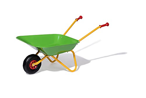 Rolly Toys Kinderschubkarre (Farbe gelb/grün, Gartenschubkarre, Metallschubkarre, Spielzeug für Kinder ab 2,5 Jahren, belastbar bis 25 kg, Gartenwerkzeug für Kinder) 271900 Rolly Toys Kinderschubkarre (Farbe gelb/grün, Gartenschubkarre, Metallschubkarre, Spielzeug für Kinder ab 2,5 Jahren, belastbar bis 25 kg, Gartenwerkzeug für Kinder) 271900 von ROLLY TOYS