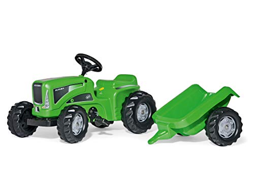 Rolly Toys Futura Trettraktor mit Anhänger (Traktor mit Heckkupplung, Drehschemellenkung, Alter ab 2,5 - 5 Jahre, Kinderfahrzeug) von Rolly Toys