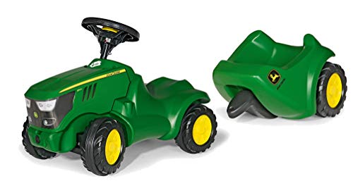 Rolly Toys Rutschauto Set Traktor John Deere Minitrac + Anhänger von Rolly Toys