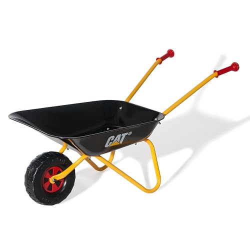 Rolly Toys Caterpillar Kinderschubkarre (CAT Schubkarre; Metallschüssel; Kunststoffgriffe; Kinder ab 2,5 Jahre) 271818 Rolly Toys Caterpillar Kinderschubkarre (CAT Schubkarre; Metallschüssel; Kunststoffgriffe; Kinder ab 2,5 Jahre) 271818 von ROLLY TOYS