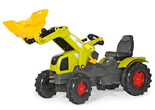 Rolly Toys Traktor/rollyFarmtrac Claas Axos 340 (für Kinder im Alter von 3 – 8 Jahre, inkl. rollyTrac Lader, Verstellbarer Sitz) 611041, 142 cm × 53 cm × 81 cm von ROLLY