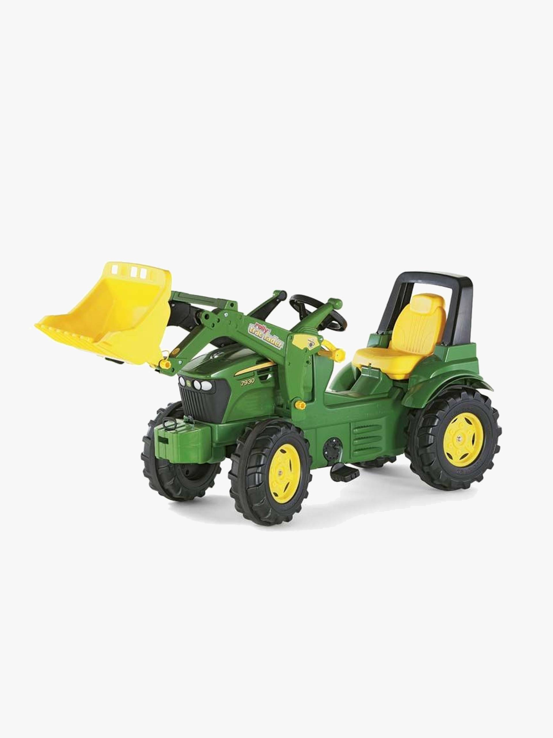 Rolly Toys Trettraktor mit Frontlader und Kunststoffreifen John Deere 7930 von Rolly Toys