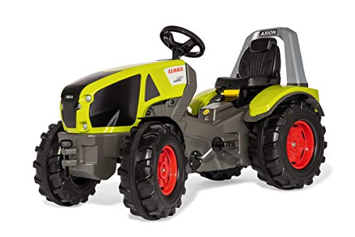 Rolly Toys Trettraktor rollyX-Trac Premium Claas Axion 940 (für Kinder von 3-10 Jahre, Flüsterlaufreifen) 640089, Groß, grün von ROLLY TOYS