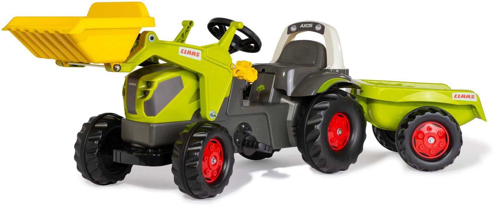 Rolly Toys rolly Kid CLAAS AXOS 240 Trettraktor, Grün von Rolly Toys