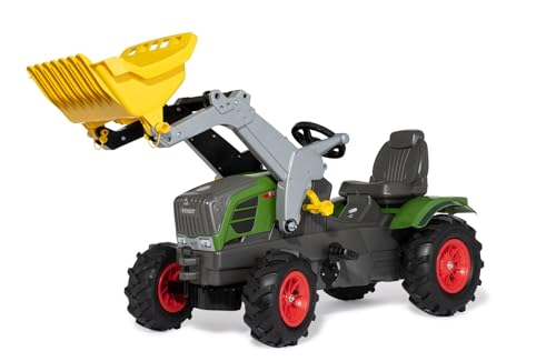 Rolly Toys rollyFarmtrac Fendt Vario 211 (Sitz verstellbar, Luftbereifung, Alter 3-8 Jahre, Front- und Heckkupplung) 611089, 142 cm × 53 cm × 81 cm, grün von Rolly Toys