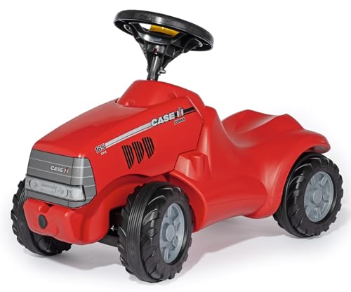 Rolly Toys rollyMinitrac Case Puma 165 CVX (für Kinder von 1,5 - 4 Jahre, Ablagefach unter Motorhaube, Flüsterlaufreifen) 132263, Rot von ROLLY