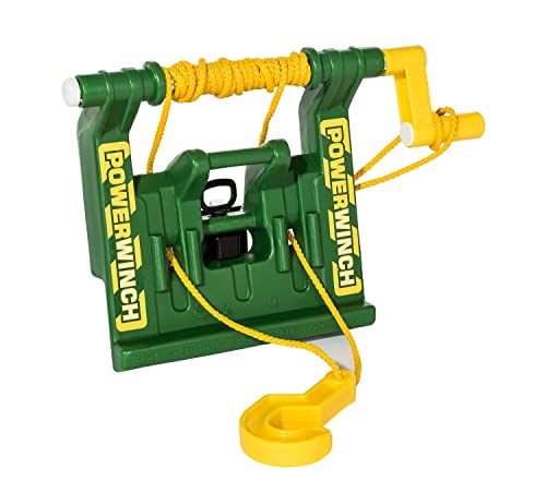 Rolly Toys rollyPowerwinch Seilwinde John Deere (für RollyToys Fahrzeuge, Montage an Front- oder Heckkupplung, für Kinder ab 3 Jahren, Grün) 408986 von ROLLY