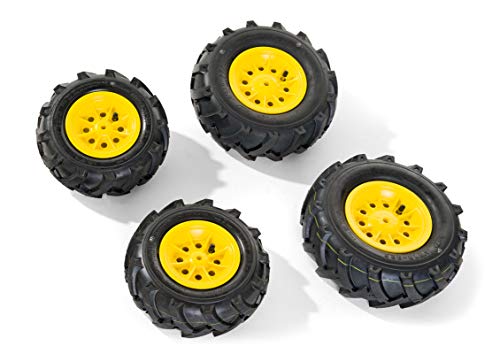 Rolly Toys Air Tyre (Luftbereifung für rollyJunior und rollyFarmtrac Trettraktoren, 4 Stück, Farbe Gelb, Zubehör für Kinderspielzeug) 409860 Rolly Toys Air Tyre (Luftbereifung für rollyJunior und rollyFarmtrac Trettraktoren, 4 Stück, Farbe Gelb, Zubehör für Kinderspielzeug) 409860 von ROLLY TOYS