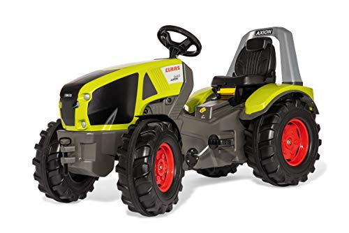 Rolly Toys Trettraktor rollyX-Trac Premium Claas Axion 940 (für Kinder von 3-10 Jahre, Flüsterlaufreifen) 640089, Groß, grün von Rolly Toys