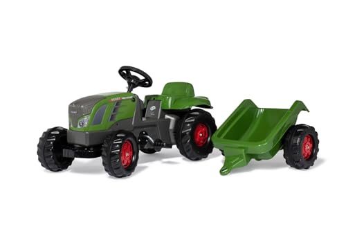 Rollykid rollyKid Fendt 516 Vario Trettraktor (mit Anhänger, Alter 2,5-5 Jahre, Heckkupplung, Drehschemellenkung) 13166 von Rolly Toys