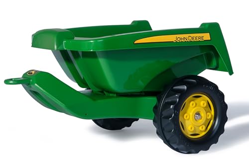 Rolly Toys rollyKipper II John Deere Anhänger (Alter 2,5-10 Jahre, Einachsanhänger, Kippfunktion) 128822 von Rolly Toys