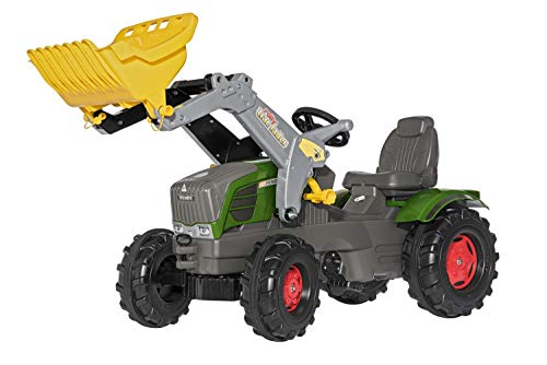 RollyToys rollyFarmtrac Fendt Vario 211 (Sitz verstellbar, Flüsterlaufreifen, Alter 3-8 Jahre, Front- und Heckkupplung) 611058 von Rolly Toys