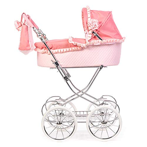 Roma Annie Amy Klassischer Puppenwagen, Rosa, 3–16 Jahre Roma Annie Amy Klassischer Puppenwagen, Rosa, 3–16 Jahre von Roma