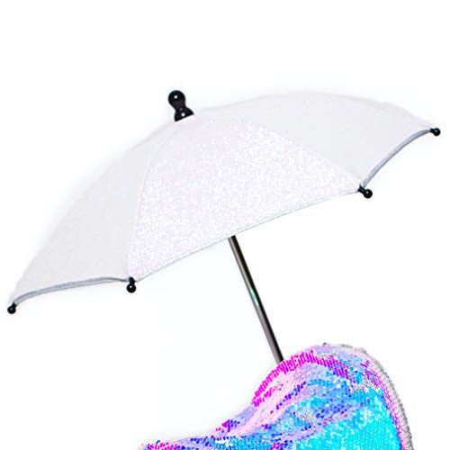Roma Polly Sparkle Weißer Sonnenschirm von Roma