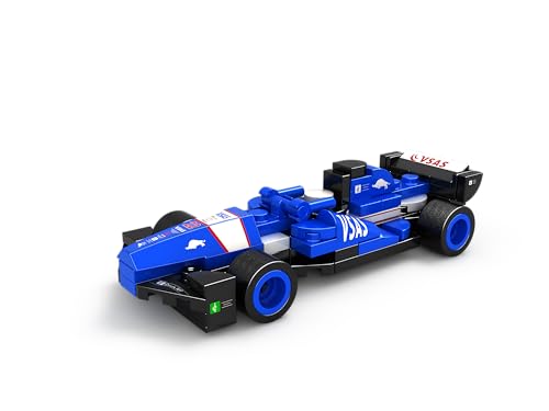 F1-Rennwagen-Bauset (10 Stück), Autobausteine-Set für Kinder, Jungen & Mädchen ab 6 Jahren – EIN überraschendes Geschenk für Rennsport-Fans – Ideale Geburtstags-Geschenkidee von Rongmeiz