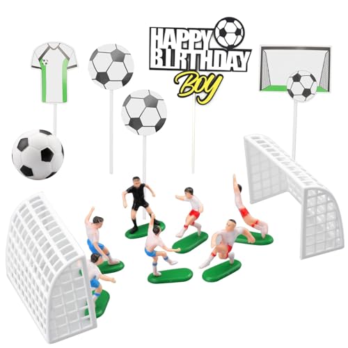 Rongxze 15 Stück Geburtstag Fußball Cake Topper, Fussball Geburtstag Tortendeko, Geburtstag Party Fußball Kuchen Deko, für Kinder Fußball Sport Party Jungen und Mädchen Geburtstagsfeier Rongxze 15 Stück Geburtstag Fußball Cake Topper, Fussball Geburtstag Tortendeko, Geburtstag Party Fußball Kuchen Deko, für Kinder Fußball Sport Party Jungen und Mädchen Geburtstagsfeier von Rongxze