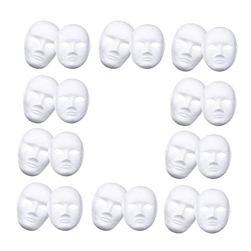 Ronlok Weiße Maske, 12 Stück, Serie Halloween, Maske, DIY, Jungfrau, Tanz, Cosplay, , Maskerade-Papiermaske, zum Dekorieren Ronlok Weiße Maske, 12 Stück, Serie Halloween, Maske, DIY, Jungfrau, Tanz, Cosplay, , Maskerade-Papiermaske, zum Dekorieren von Ronlok